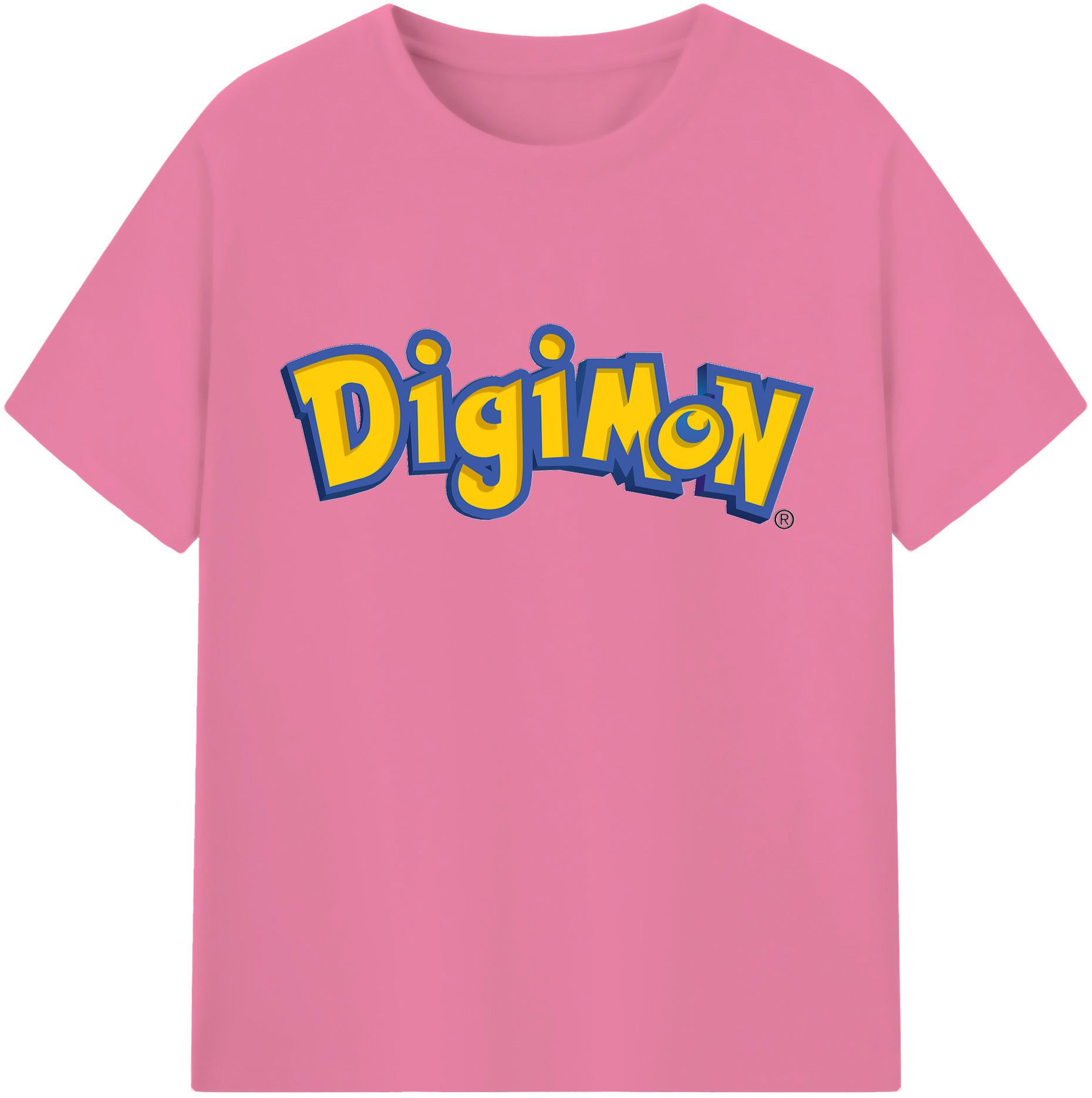 （画像用） Digimon デジタルモンスター/デジモン 綿100％半袖Tシャツ（フロントプリント）